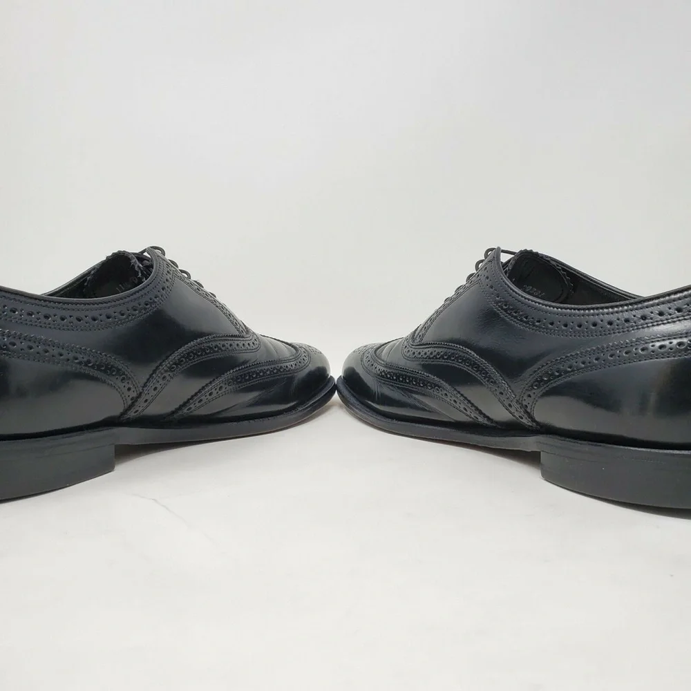 Florsheim Lexington Black Leather Oxford Wingtip
